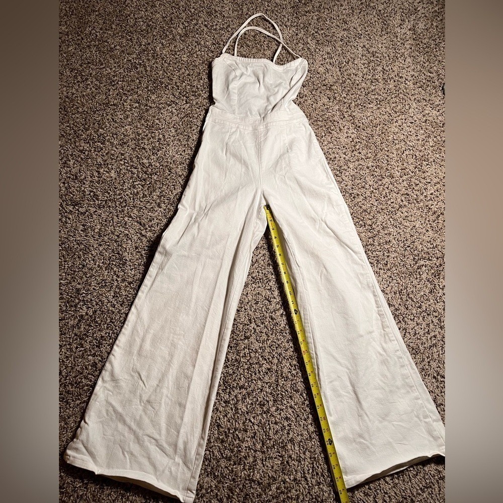Good American Elegant‎ White Overalls